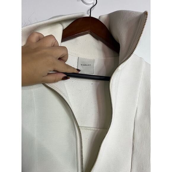 Varley Ramona Half-Zip Sweatshirt in a white Size X small - Picture 6 of 8